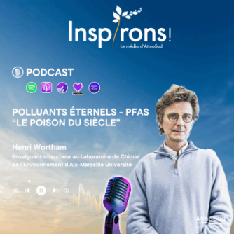 Podcast Inspirons ! AtmoSud : Tout savoir sur les polluants éternels - PFAS- le "poison du siècle"