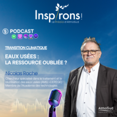 Dans cet épisode, Frédérique Jacquemin reçoit le scientifique Nicolas Roche, figure reconnue des approches d’économie circulaire appliquées à la gestion de l’eau dans les milieux urbains et industriels. Ensemble, ils font le point sur cette solution d'avenir que représentent le traitement et la réutilisation des eaux usées pour répondre à la raréfaction de cette ressource vitale qu'est l'eau douce dans le contexte du réchauffement planétaire.